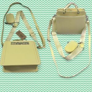 BEVELYN - PANNA COTTA - SATCHEL by Steve Madden (NWT)